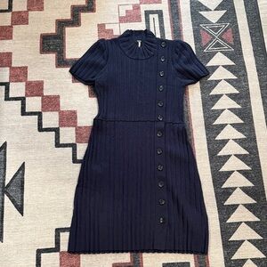 Free People mock neck knit dress Sz. small